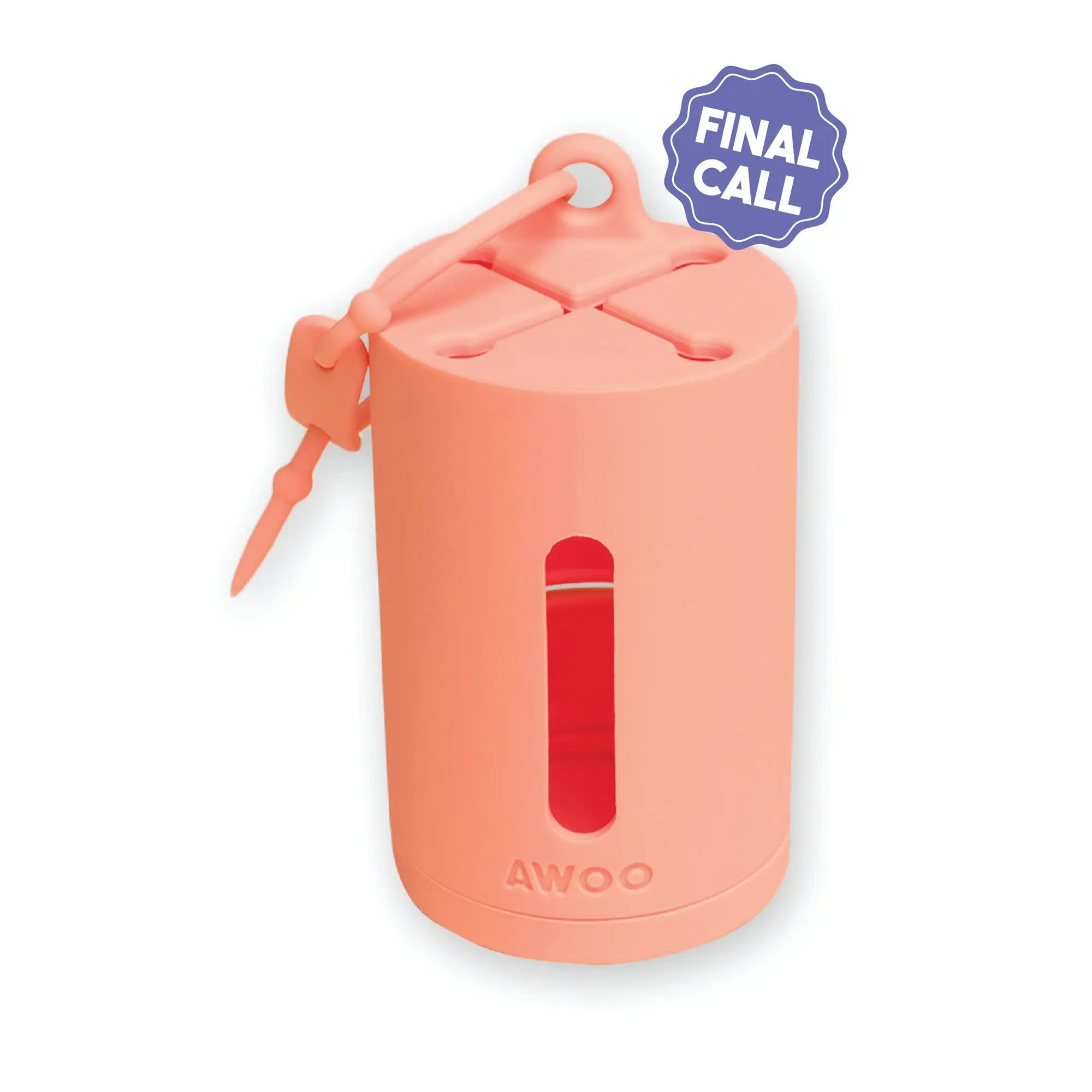 AwPoo Bag Holder: The silicone dangle-free waste bag holder for