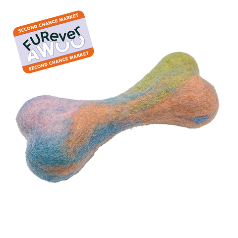 Oops* Large Bone Felt Toy - Ombre
