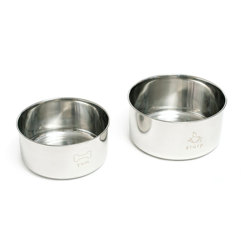 Dining Duo Stainless Steel Nesting Bowls