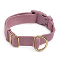 Awoo Pack Collar in mauve with gold hardware