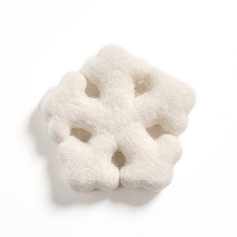 Snowflake Wool Felt Toy