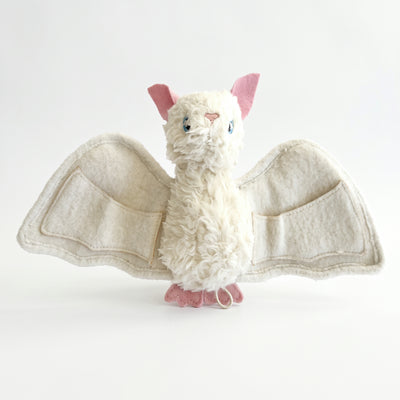 Luna the Bat Organic Cotton Snuffle Toy