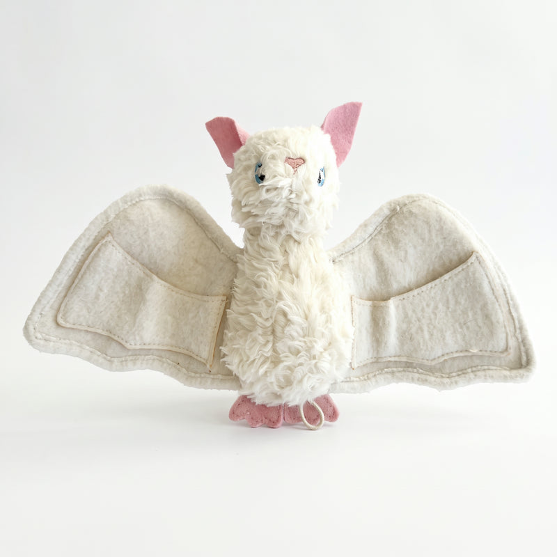 Luna the Bat Organic Cotton Snuffle Toy