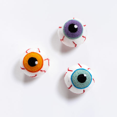 Evil Eye Felt Wool Fetch Toy