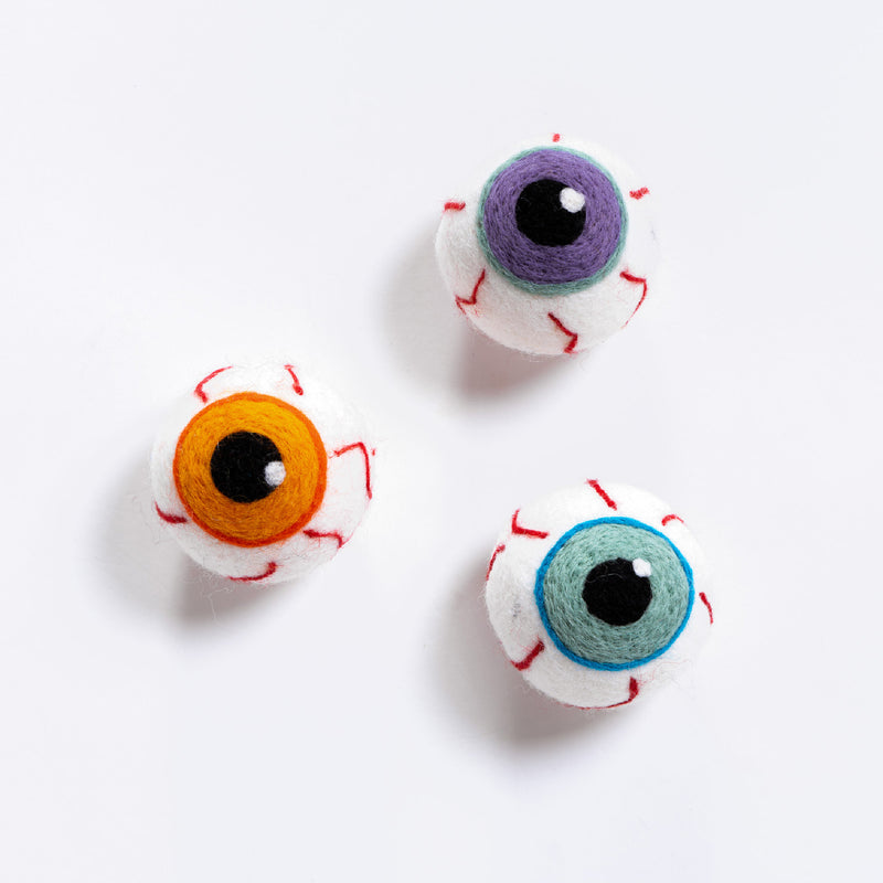 Evil Eye Felt Wool Fetch Toy