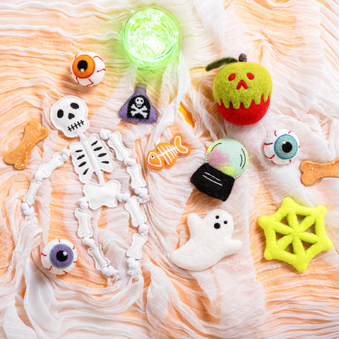 Skeleton Organic Canvas & Rope Tug Toy