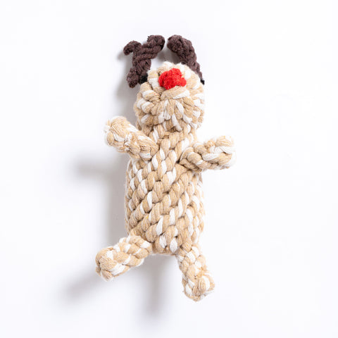 Reindeer Cotton Rope Toy