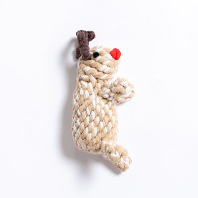Reindeer Cotton Rope Toy