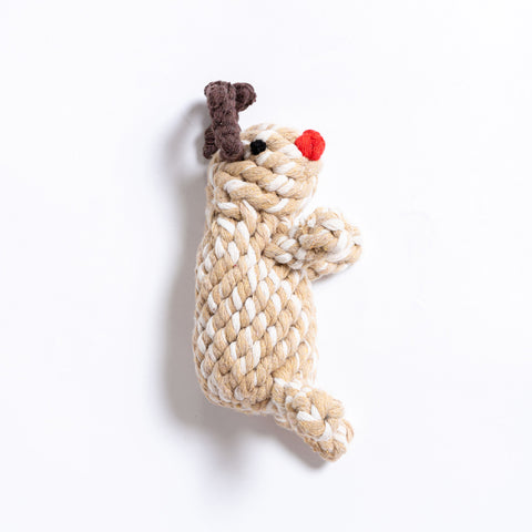 Reindeer Cotton Rope Toy