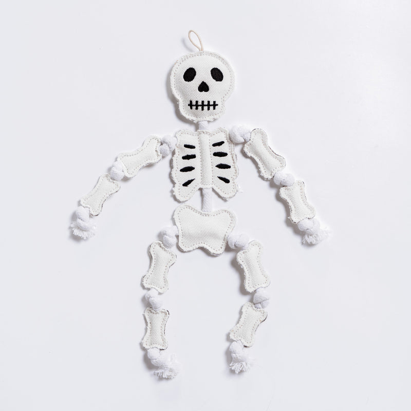 Skeleton Organic Canvas & Rope Tug Toy
