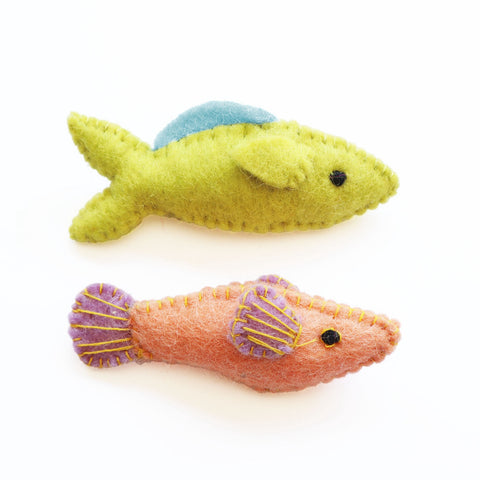 Go Fish Catnip Cat Toy Duo