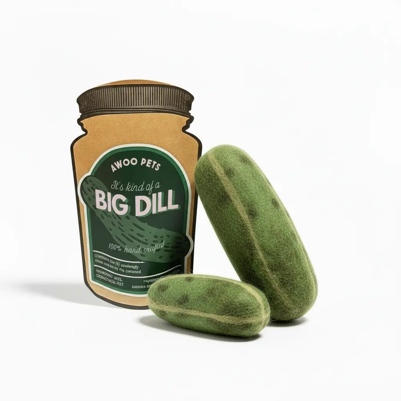 Dill Pickle Felt Wool Toy Awoo