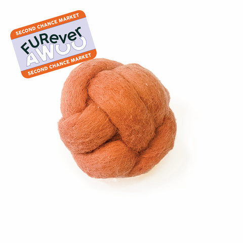 Oops* Knot Today Felt Puzzle Toy - Large in Orange