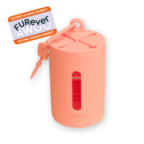 FURever AwPoo Bag Holder in Peach