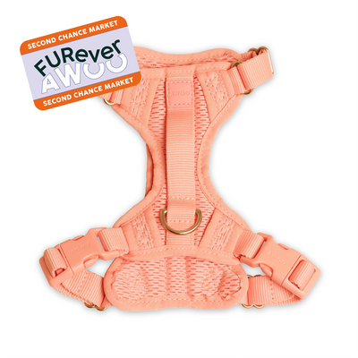 FURever Huggie Harness in Peach / Medium
