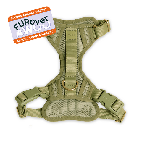 FURever Huggie Harness in Olive / Large