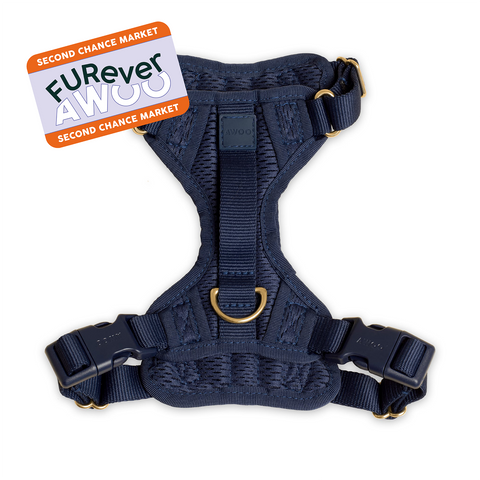 FURever Huggie Harness in Navy / Small