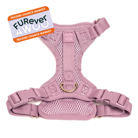 FURever Huggie Harness in Mauve / Medium