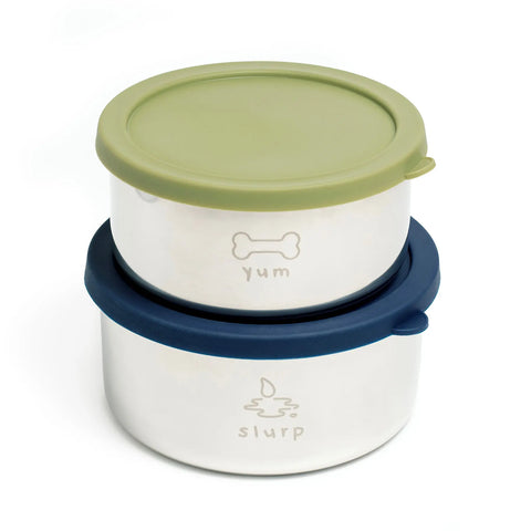 Dining Duo Stainless Steel Nesting Bowls Awoo