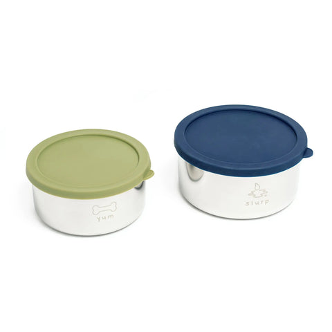 Dining Duo Stainless Steel Nesting Bowls Awoo