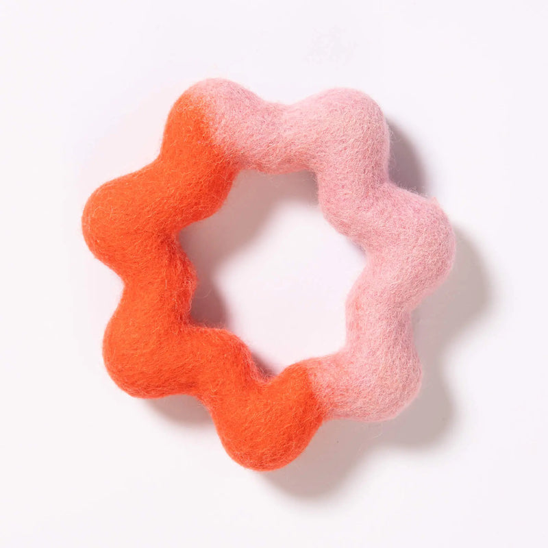 Wiggle Ring Felt Wool Toy Awoo