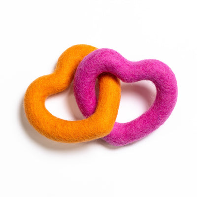 Sweethearts Felt Wool Toy